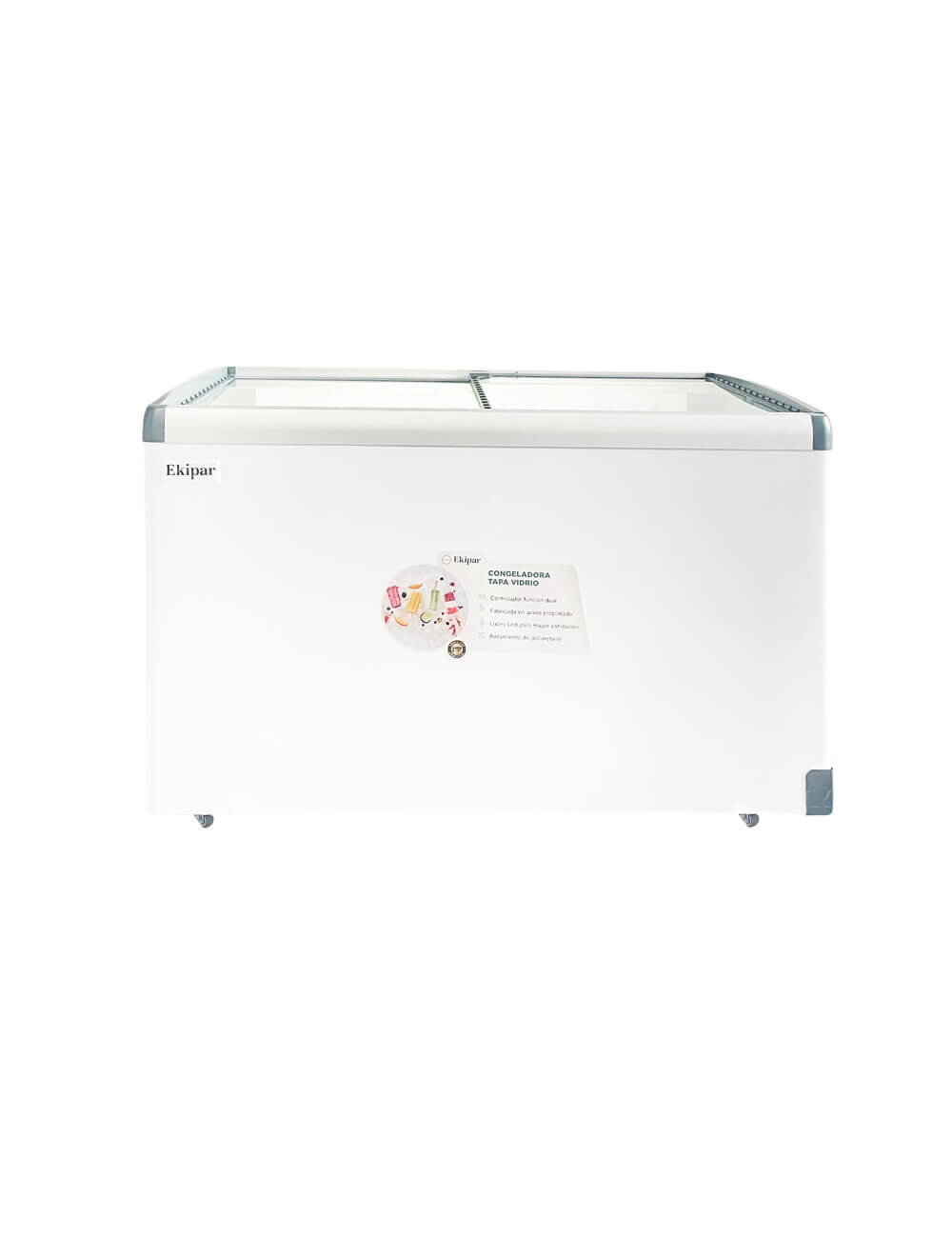 Congeladora tapa vidrio BG-400